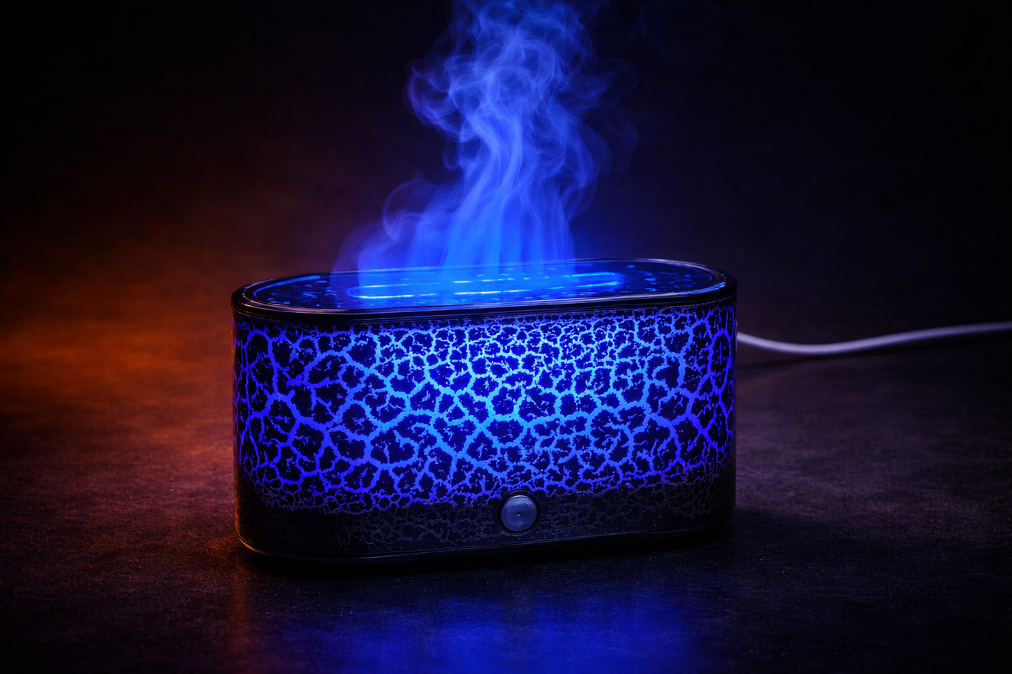 Volcano Air Humidifier — Relaxing Flame Mist for Better Sleep & Mood
